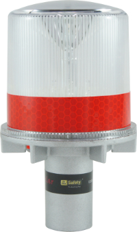 ON SITE SAFETY NIGHTSTAR P/SENSE WARN LIGHT SOLAR RECHARGE RED LED